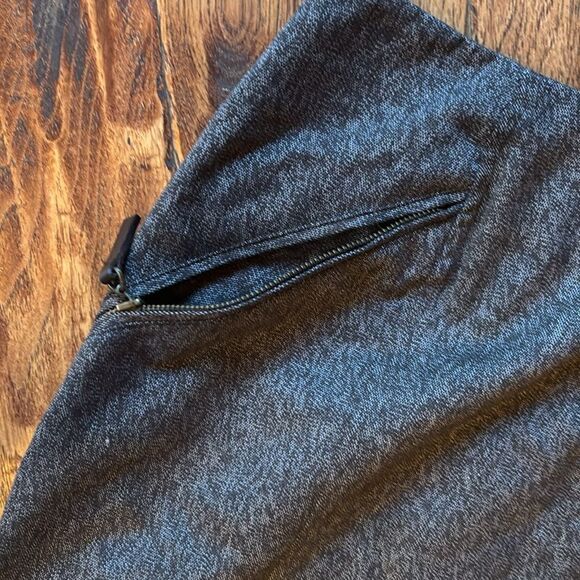 Cold Water Creek Brown Tweed like lined skirt - Picture 3 of 13